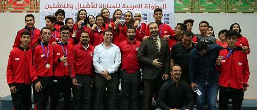 المجالي يتوسط المنتخبات الأردنية بعد التتويج