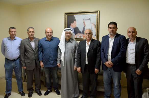 جانب من زيارة الاتحاد للنادي الفيصلي