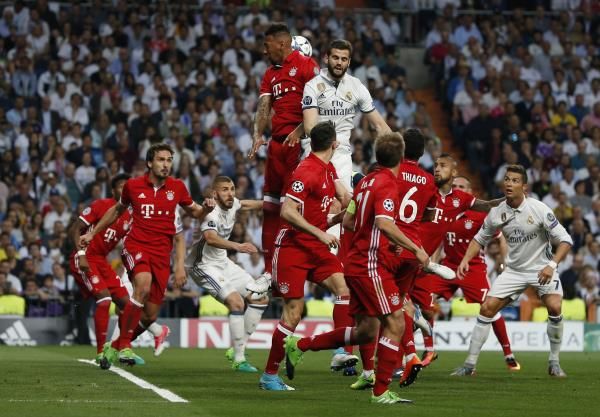 بايرن ميونيخ خلال مواجهة ريال مدريد