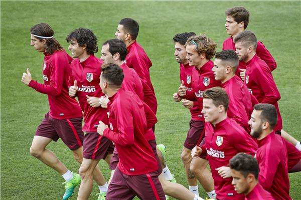 من تدريبات أتلتيكو