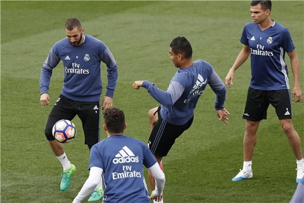 بيبي في تدريبات برشلونة
