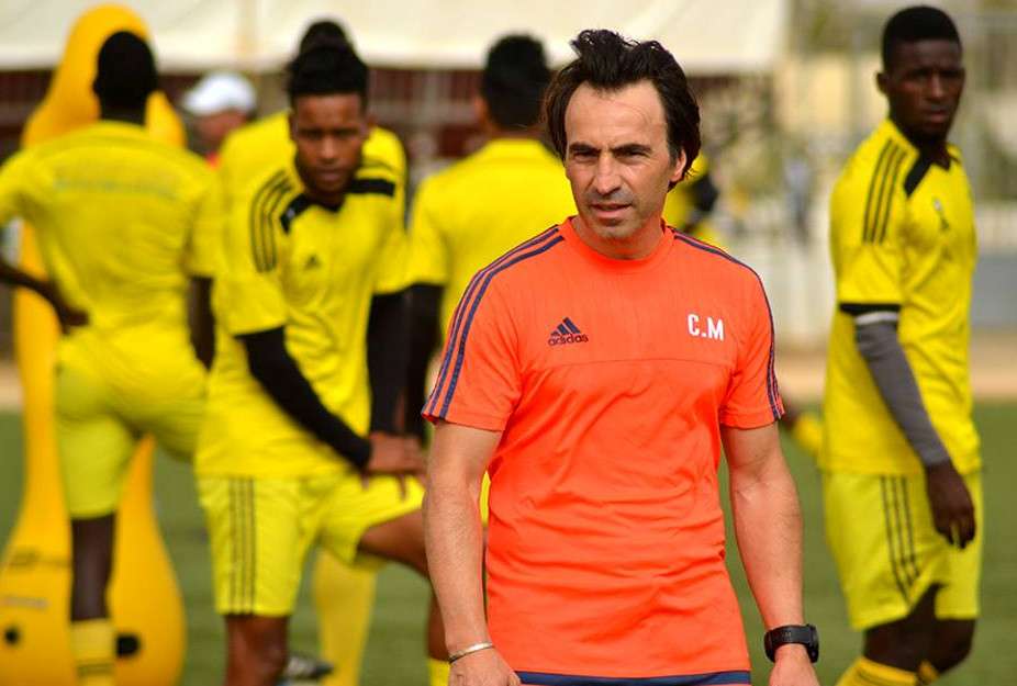 كوريتيان مارتينز من تدريبات منتخب موريتانيا