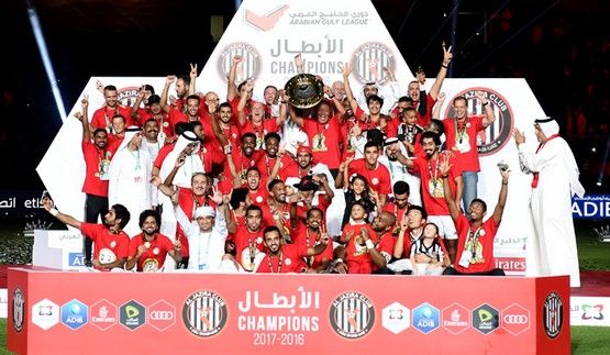 تتويج الجزيرة بالدوري الإماراتي