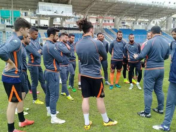 جانب من تدريب نادي الوحدة