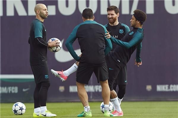 ماسكيرانو في تدريبات برشلونة