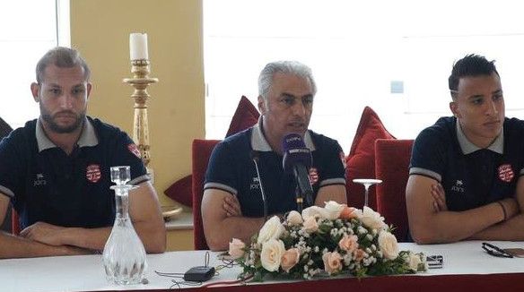  من المؤتمر الصحفي لشهاب الليلي