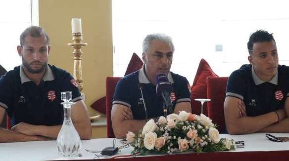 من المؤتمر الصحفي لشهاب الليلي