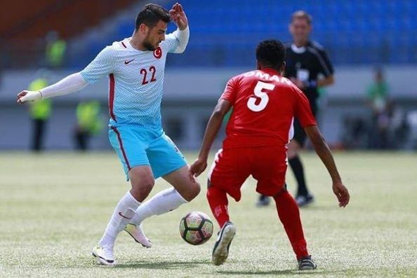 مباراة عمان أمام تركيا
