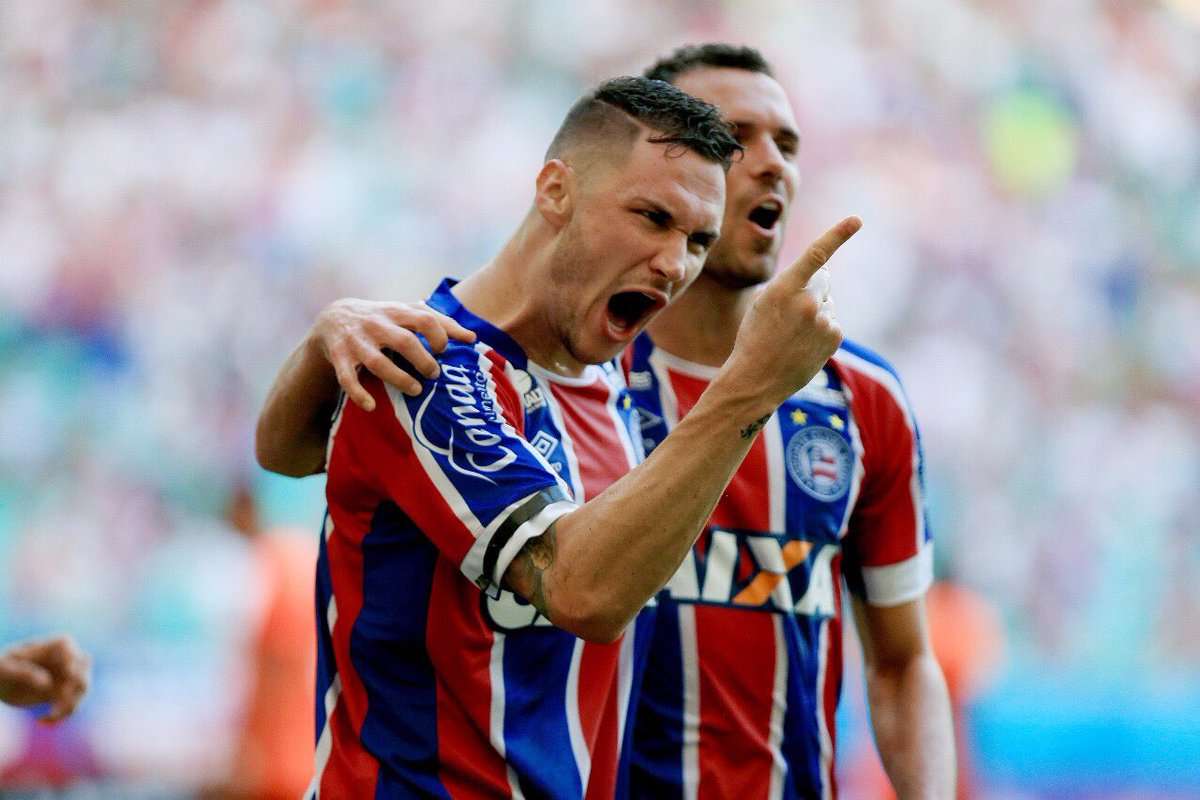 فرحة لاعبي باهيا