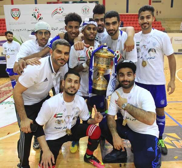 جانب من تتويج النصر