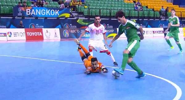 جانب من المباراة