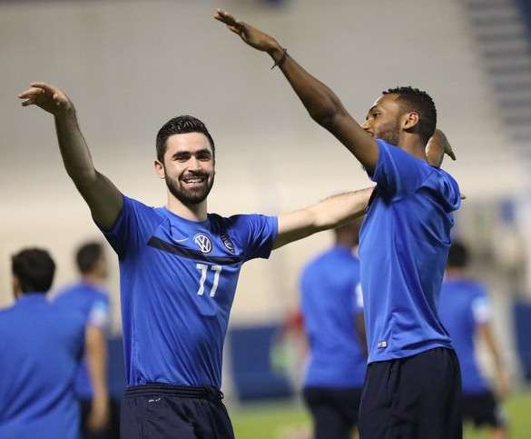 لاعبو الهلال السعودي