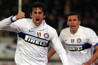 ميليتو يحتفل بهدفه أمام بولونيا