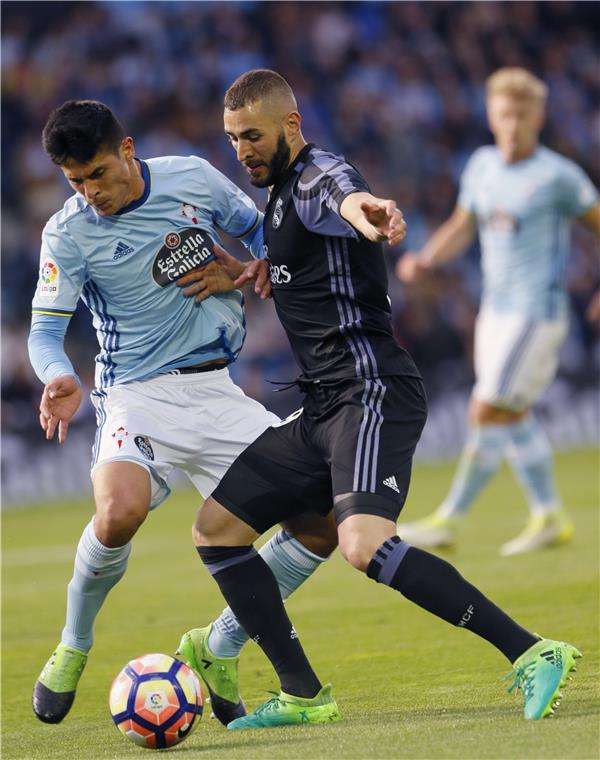 جانب من مواجهة سيلتا فيجو وريال مدريد