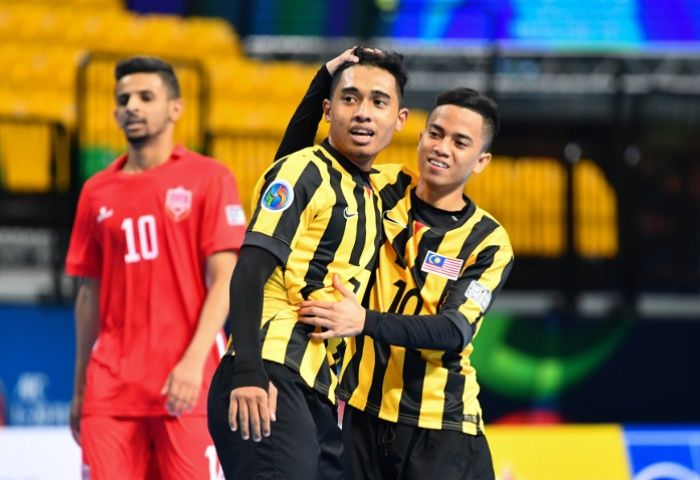 فرحة المنتخب الماليزي بالفوز