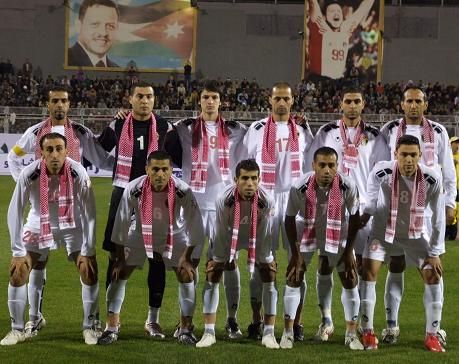 المنتخب الاردني قبل اللقاء