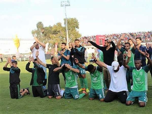 لاعبو خدمات رفح يعتذرون لجمهورهم بعد خسارة الكأس