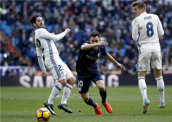 من مباراة سابقة بين ريال مدريد ومالاجا