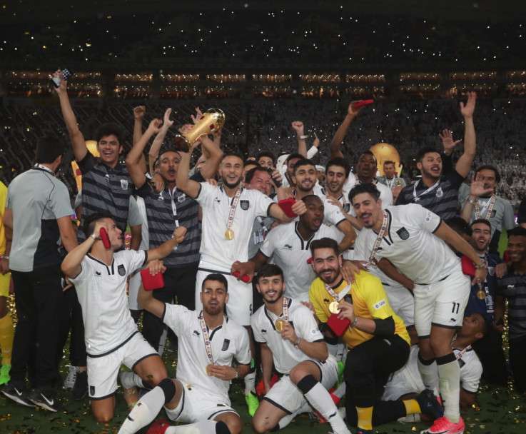 فرحة لاعبي السد بالتتويج