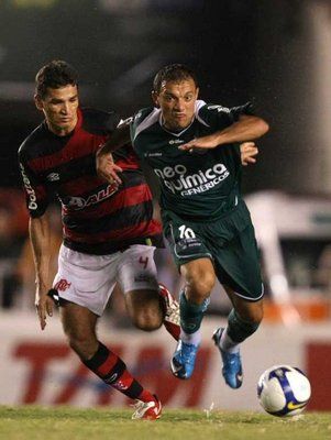 جانب من مباراة فلامنجو وجوياس