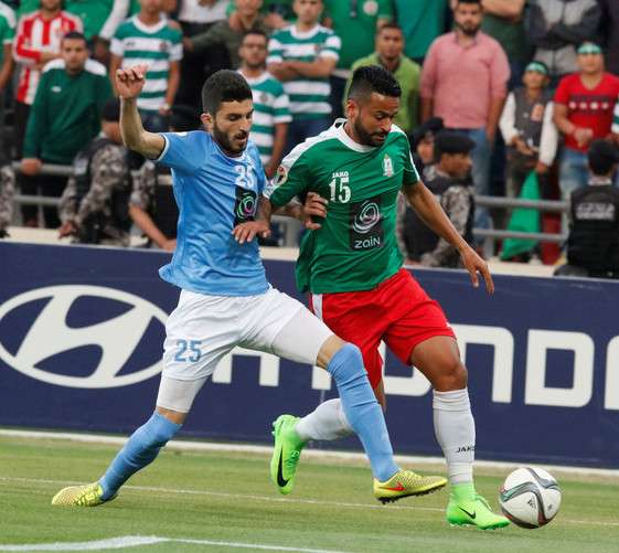 جانب من لقاء الفيصلي والوحدات