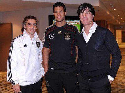 بالاك ولام مع المنتخب الألماني