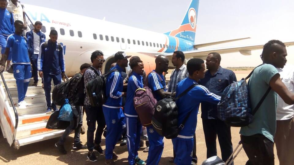 استقبال الهلال الأبيض لدى وصوله معقله