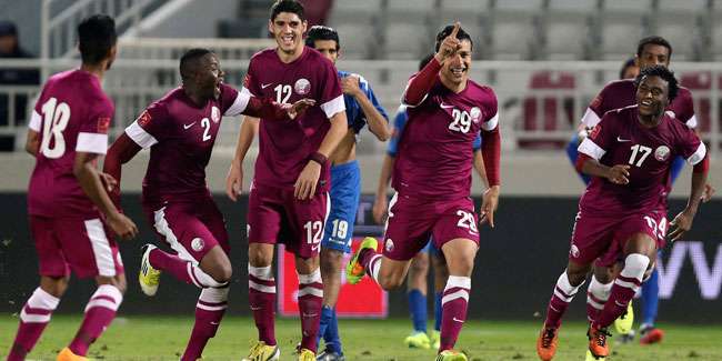 لاعبو منتخب قطر (أرشيفية)