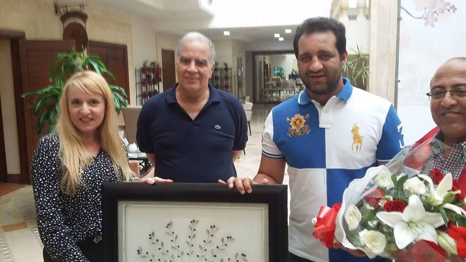 وفد الإفريقي التونسي مع زادة واحمد مرتضى