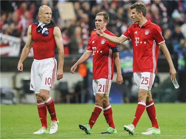 فيليب لام مع توماس مولر وآريين روبن