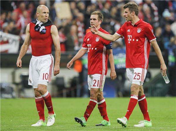 فيليب لام مع توماس مولر وآريين روبن