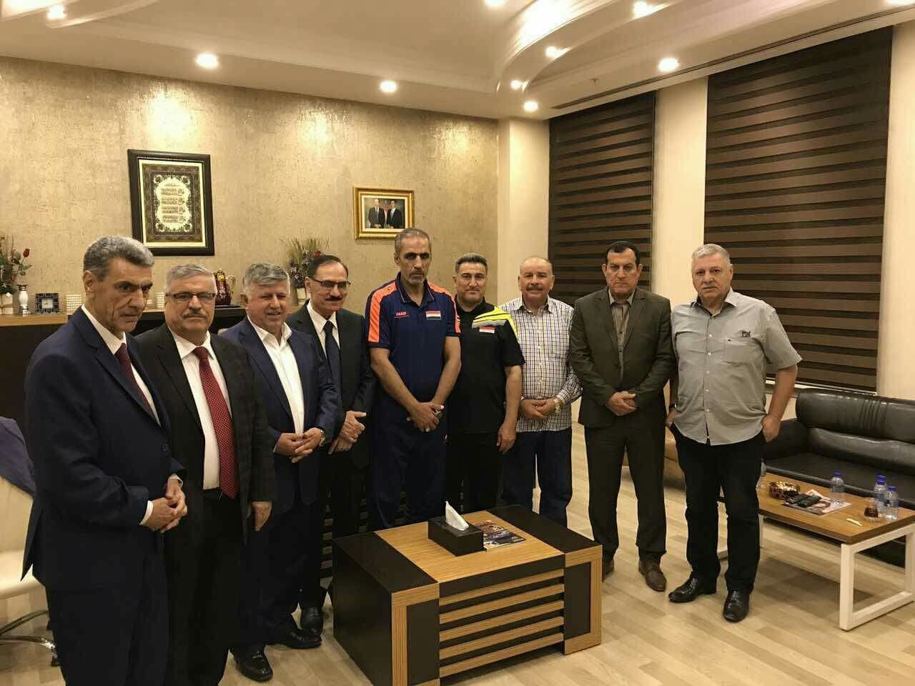 باسم قاسم مع لجنة المنتخبات