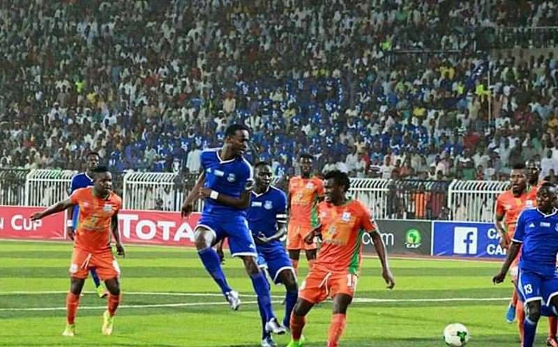 جانب من مباراة هلال الأبيض مع زيسكو