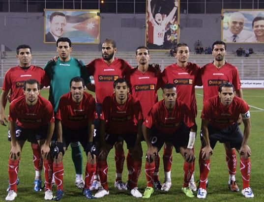 نجوم فريق شباب الاردن قبل اللقاء