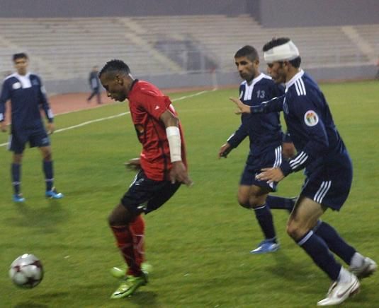 شحدة شباب الاردن وحصار من شادي ذيابات الرمثا