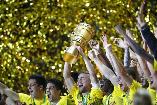 جانب من تتويج بوروسيا دورتموند