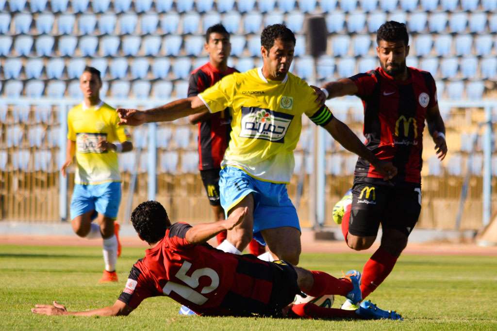 حسني في مباراة سابقة أمام الداخلية