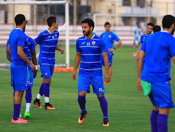 صورة أرشيفية من تدريبات الزمالك