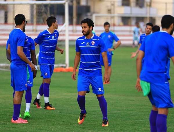 صورة أرشيفية من تدريبات الزمالك