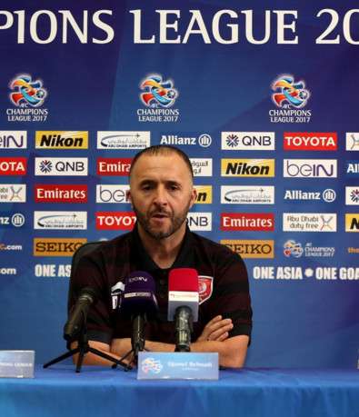 جمال بلماضي من المؤتمر الصحفي