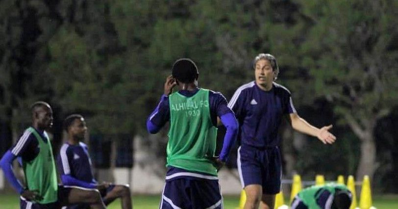 جانب من تدريبات الهلال السوداني 