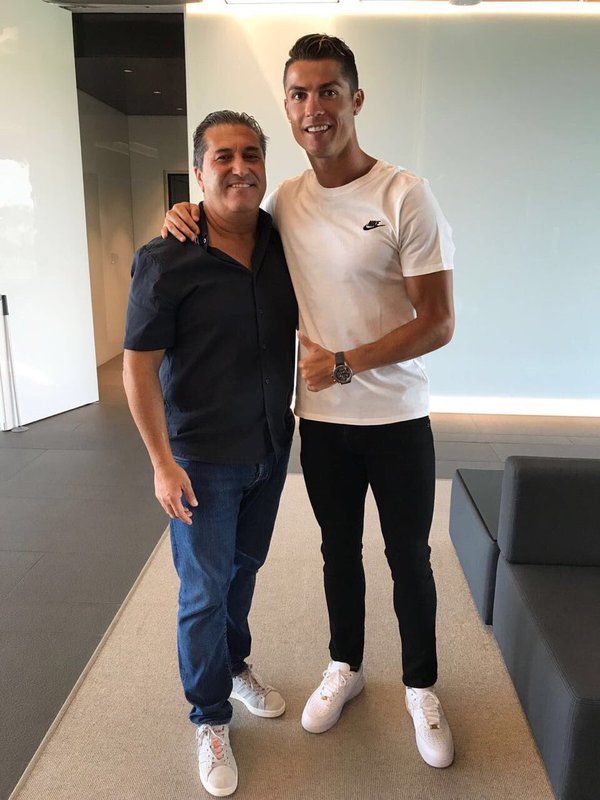بيسيرو رفقة كريستيانو رونالدو