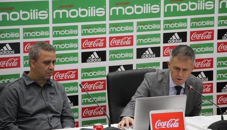 المدرب ألكاراز خلال الندوة الصحفية 