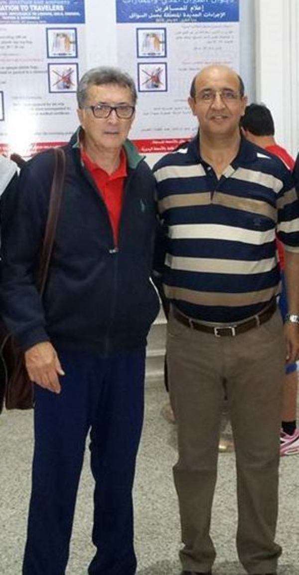 جاكوب صحبة رئيس الاتحاد التونسي للطائرة