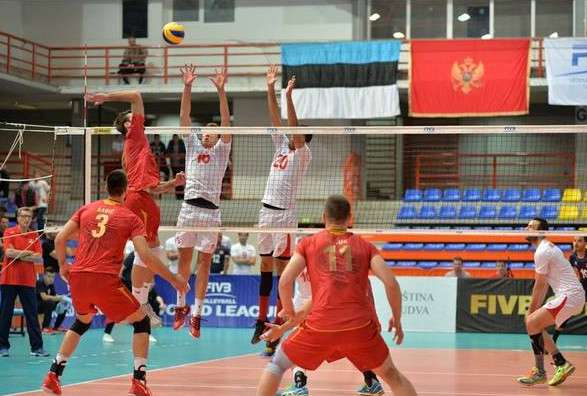 من مباراة تونس والجبل الأسود