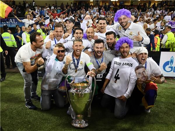 جانب من تتويج ريال مدريد