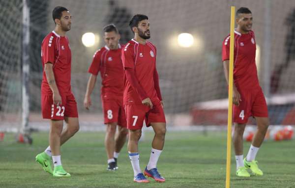 جانب من استعدادات المنتخب اللبناني