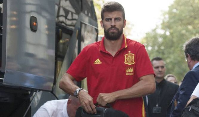 وصول المنتخب الإسباني