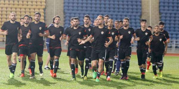 من تدريبات منتخب الأردن