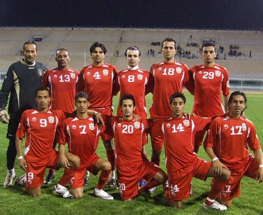 فريق الكرمل قبل بداية اللقاء